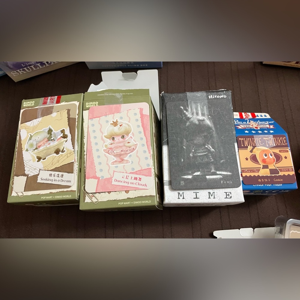 Set of 4: Dimoo, Hirono, Twinkle Twinkle